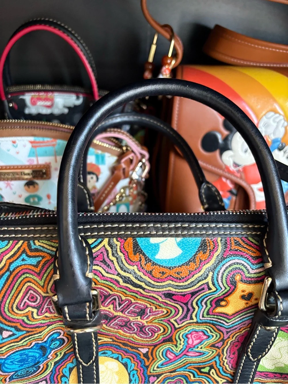Dooney & Bourke Disney Princess Multicolor Satchel
